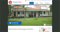 Desktop Screenshot of nicaragua-homes.com
