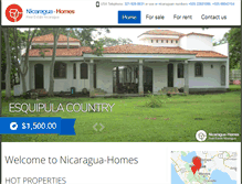 Tablet Screenshot of nicaragua-homes.com